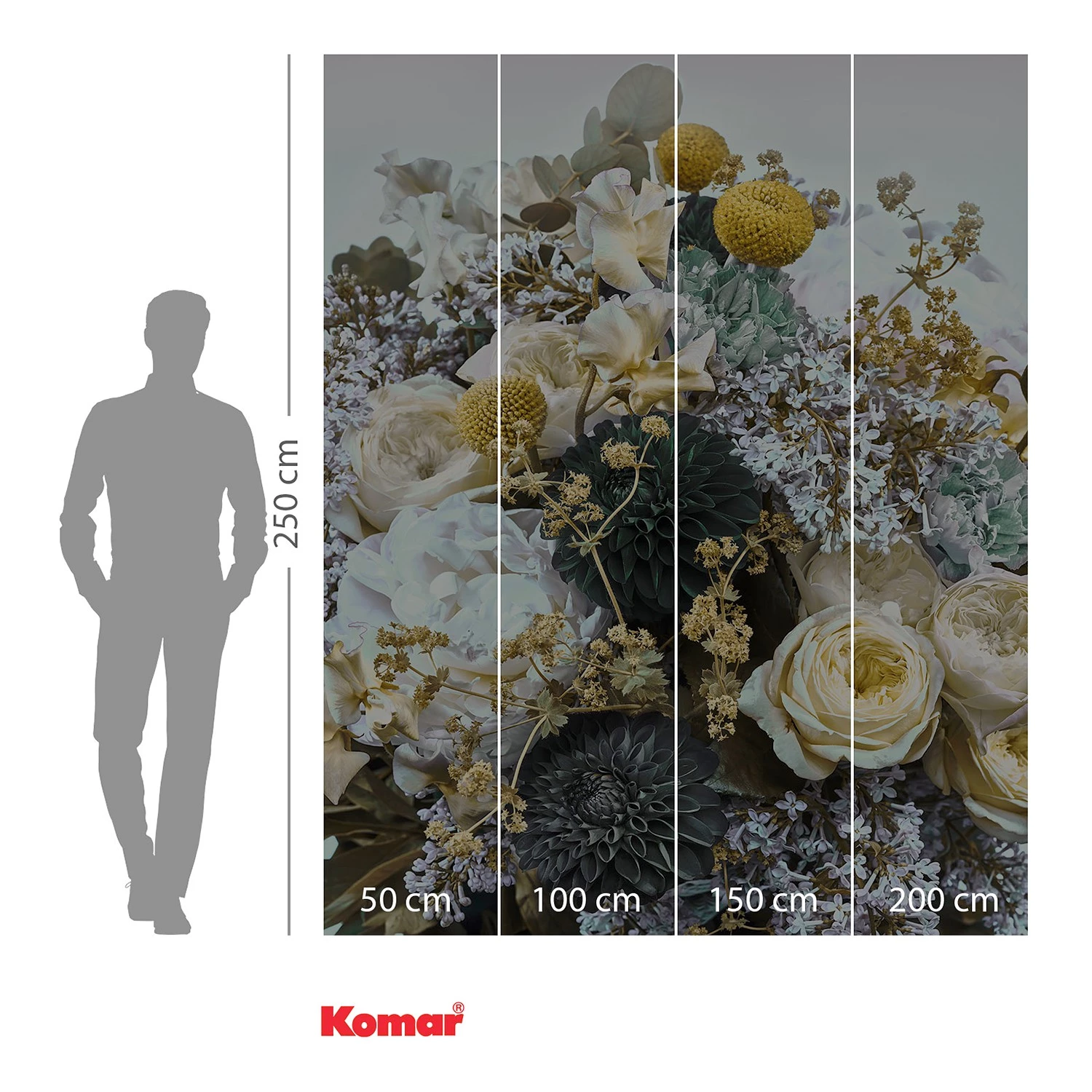 Komar Papier peint intissé Gentle Bloom - Intissé - Multicolore – Image 4