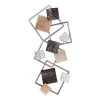GILDE Décoration murale Squares - Aluminium - Multicolore - 93 x 43 x 5 cm