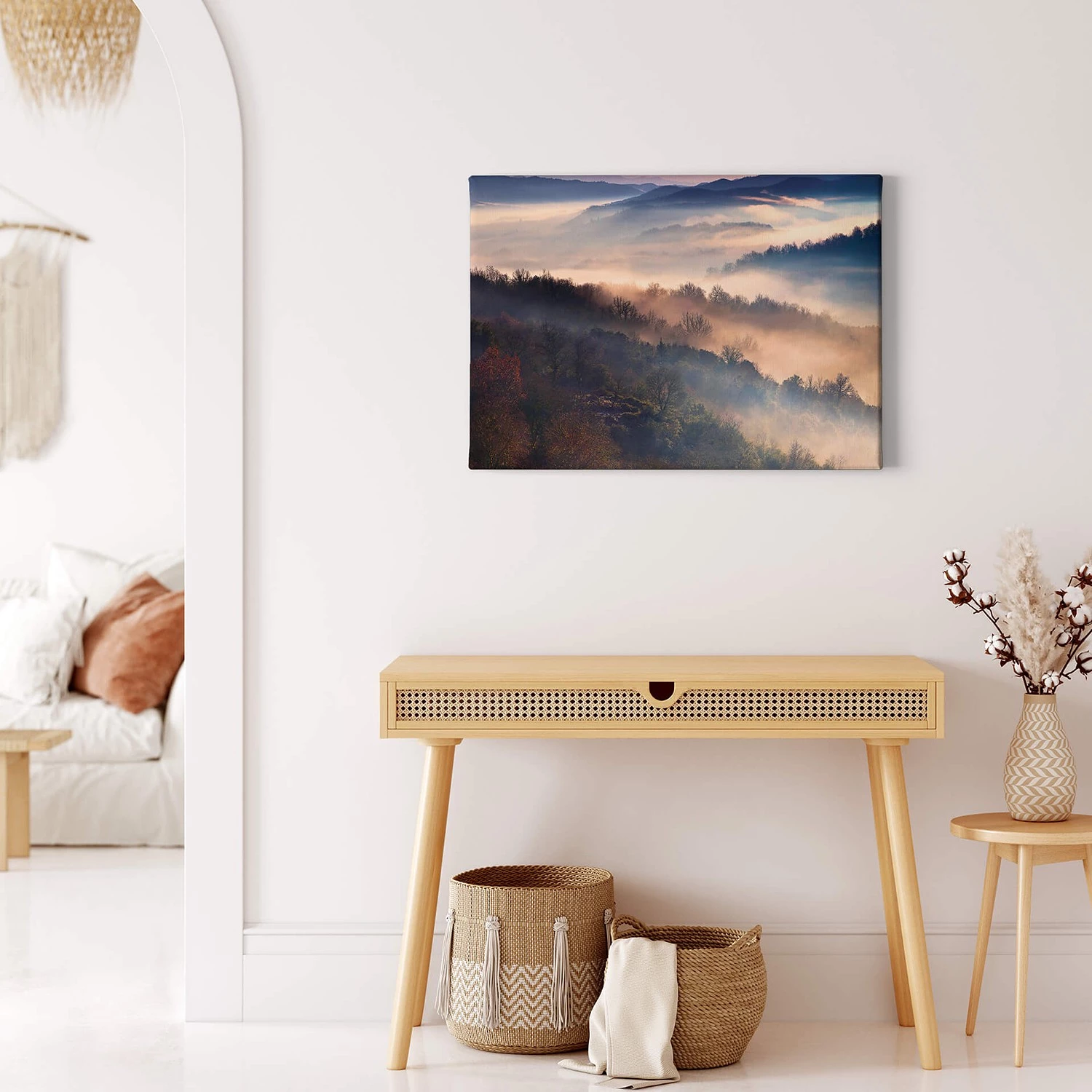 A.S. Création Impression sur toile Artemiadi - Polyester PVC / Épicéa - Bleu / Blanc – Image 2