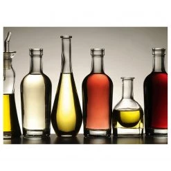 A.S. Création Impression sur toile Olio e Aceto - Polyester PVC / Épicéa - Gris / Noir