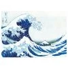 A.S. Création Impression sur toile The Great Wave - Polyester PVC / Épicéa - Bleu / Blanc