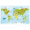 A.S. Création Impression sur toile Kids World - Polyester PVC / Épicéa - Bleu / Vert