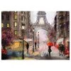 A.S. Création Impression sur toile Paris - Polyester PVC / Épicéa - Marron / Gris