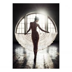 A.S. Création Tableau déco Protection from the Sun - Polyester PVC / Épicéa - Blanc / Noir