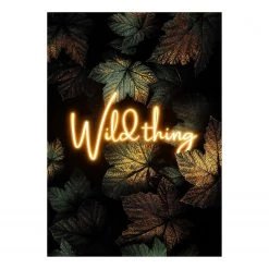 A.S. Création Impression sur toile Wild Thing Gold - Polyester PVC / Épicéa - Vert / Doré