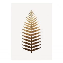 A.S. Création Impression sur toile Golden Feather - Polyester PVC / Épicéa - Noir / Doré