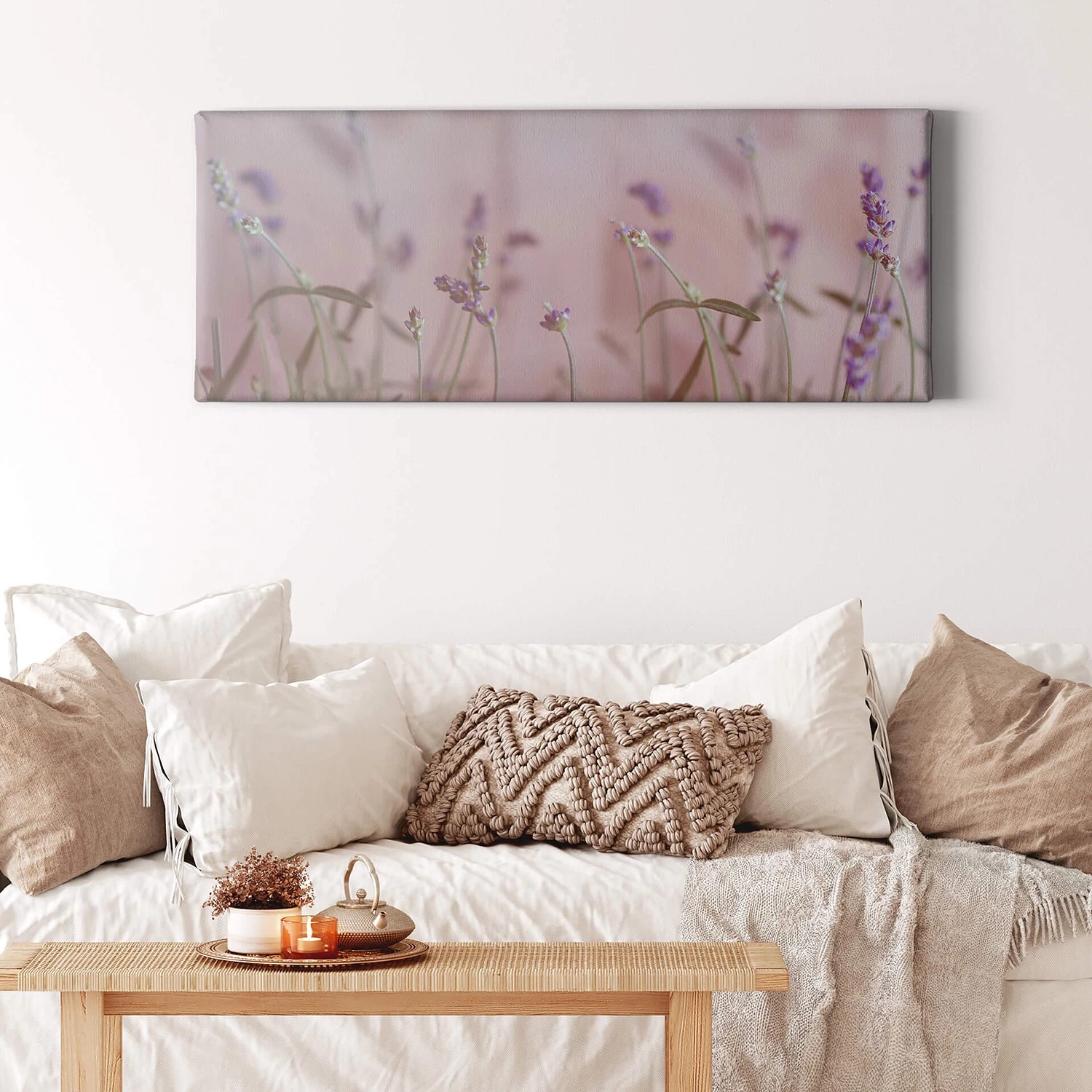 A.S. Création Impression sur toile Natur Lavender - Polyester PVC / Épicéa - Violet / Gris – Image 2