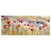 A.S. Création Tableau déco Flower Meadow - Polyester PVC / Épicéa - Rouge / Vert