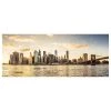 A.S. Création Impression sur toile Sundown Manhattan - Polyester PVC / Épicéa - Bleu / Marron