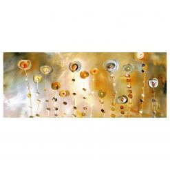 A.S. Création Impression sur toile Golden Eye Gold - Polyester PVC / Épicéa - Jaune / Doré