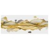 A.S. Création Tableau déco Landscape Gold - Polyester PVC / Épicéa - Doré / Blanc
