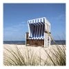 A.S. Création Impression sur toile Beach Chair - Polyester PVC / Épicéa - Bleu / Vert