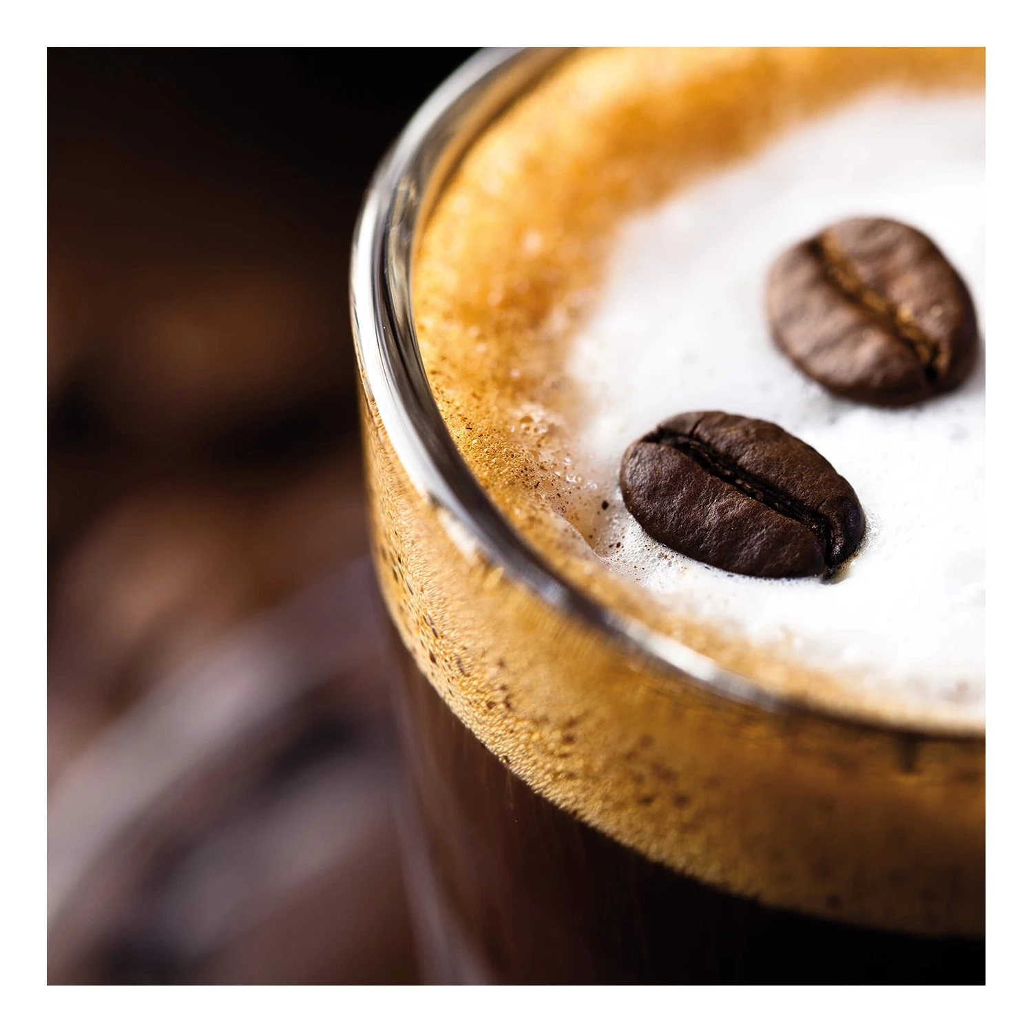 A.S. Création Tableau déco Café - Polyester PVC / Épicéa - Marron / Beige