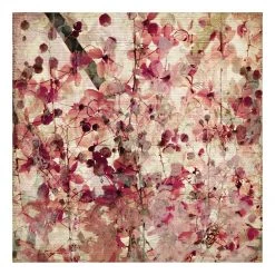 A.S. Création Impression sur toile Vintage Pattern - Polyester PVC / Épicéa - Rose / Beige