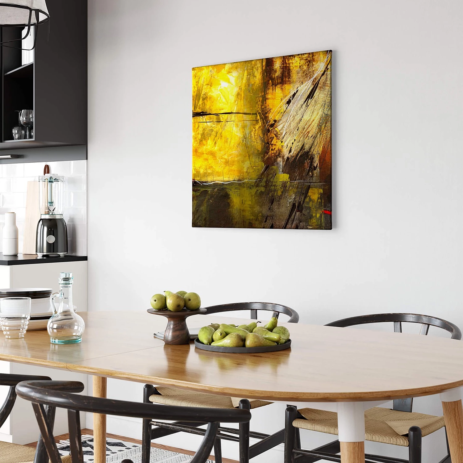 A.S. Création Impression sur toile Sting of Life - Polyester PVC / Épicéa - Jaune / Marron – Image 2