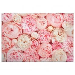 A.S. Création Impression sur toile Rosen Floral - Polyester PVC / Épicéa - Rose