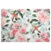 A.S. Création Impression sur toile Flower Paradise - Polyester PVC / Épicéa - Rose / Blanc