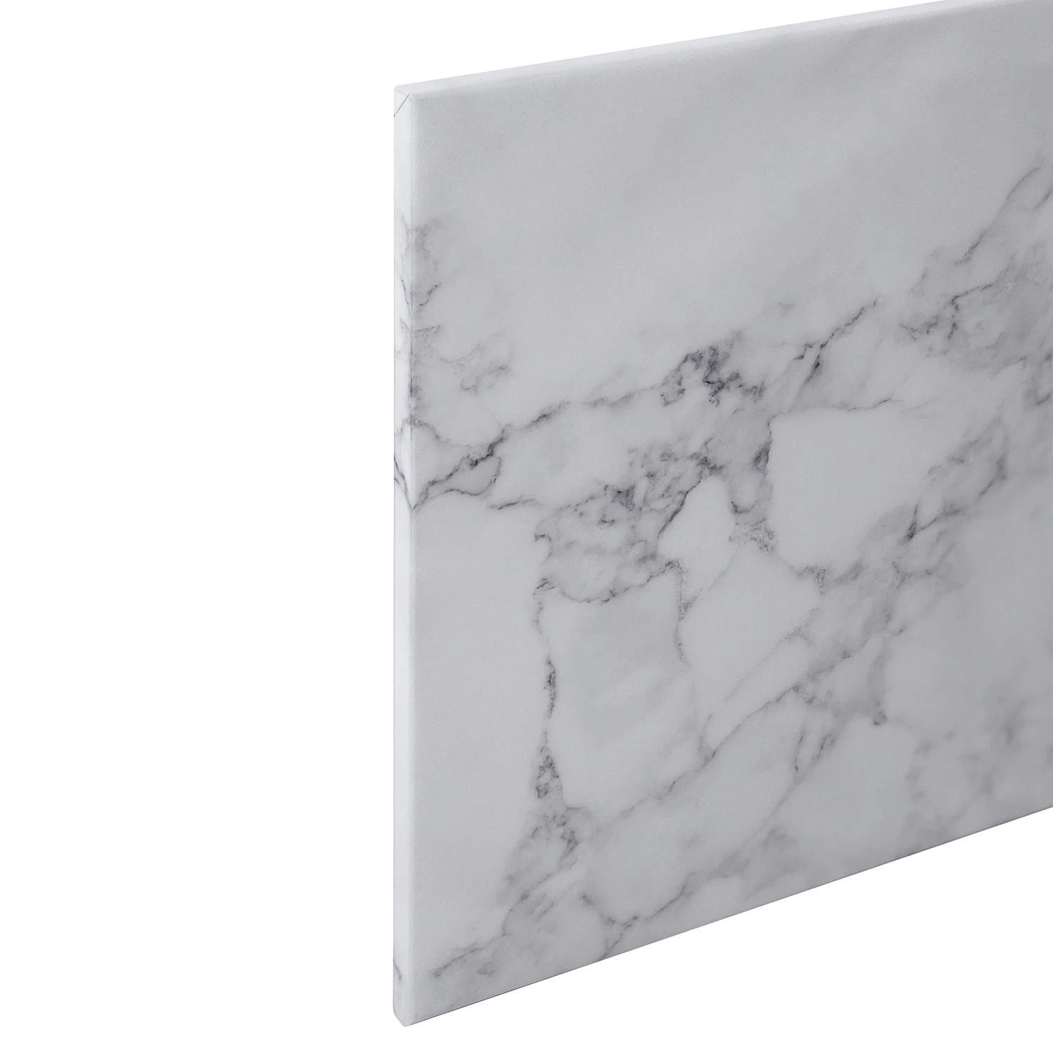 A.S. Création Impression sur toile White Marble - Polyester PVC / Épicéa - Blanc / Gris – Image 7
