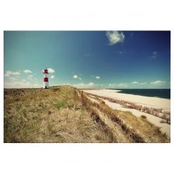 A.S. Création Impression sur toile Lighthouse - Polyester PVC / Épicéa - Bleu / Vert