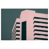 A.S. Création Impression sur toile Skyscraper II - Polyester PVC / Épicéa - Rose / Vert
