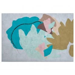 A.S. Création Tableau déco Floral Collage - Polyester PVC / Épicéa - Bleu