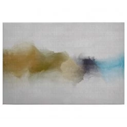 A.S. Création Impression sur toile Daydream - Polyester PVC / Épicéa - Jaune / Gris