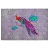 A.S. Création Impression sur toile Peacock - Polyester PVC / Épicéa - Violet / Gris