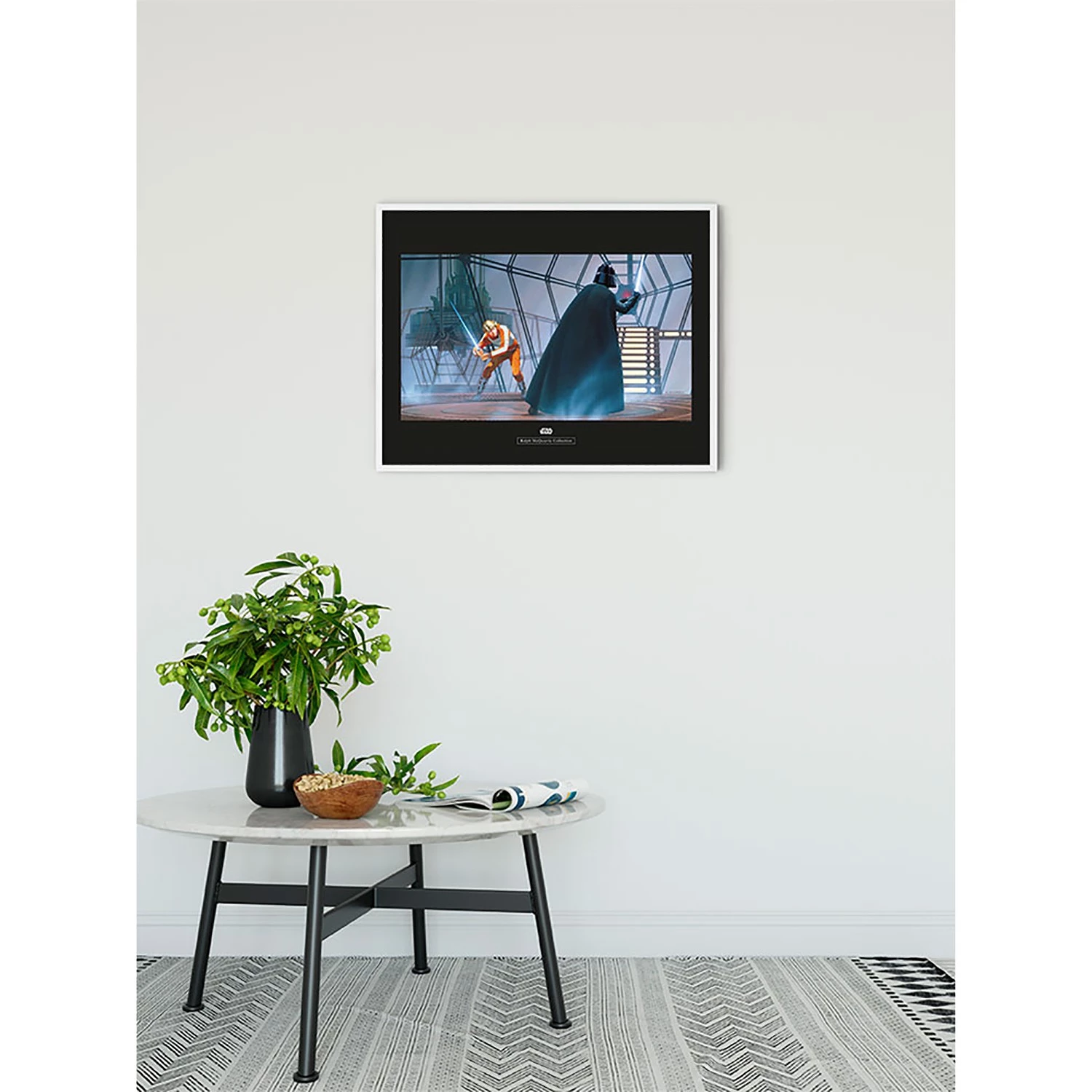 Komar Tableau déco Vader Luke Carbonit Room - Orange / Bleu - Papier - 70 x 50 cm – Image 3