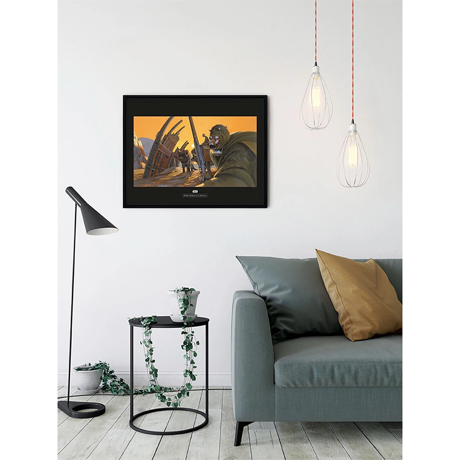 Komar Tableau déco Star Wars Tusken - Orange / Marron - Papier - 70 x 50 cm – Image 4