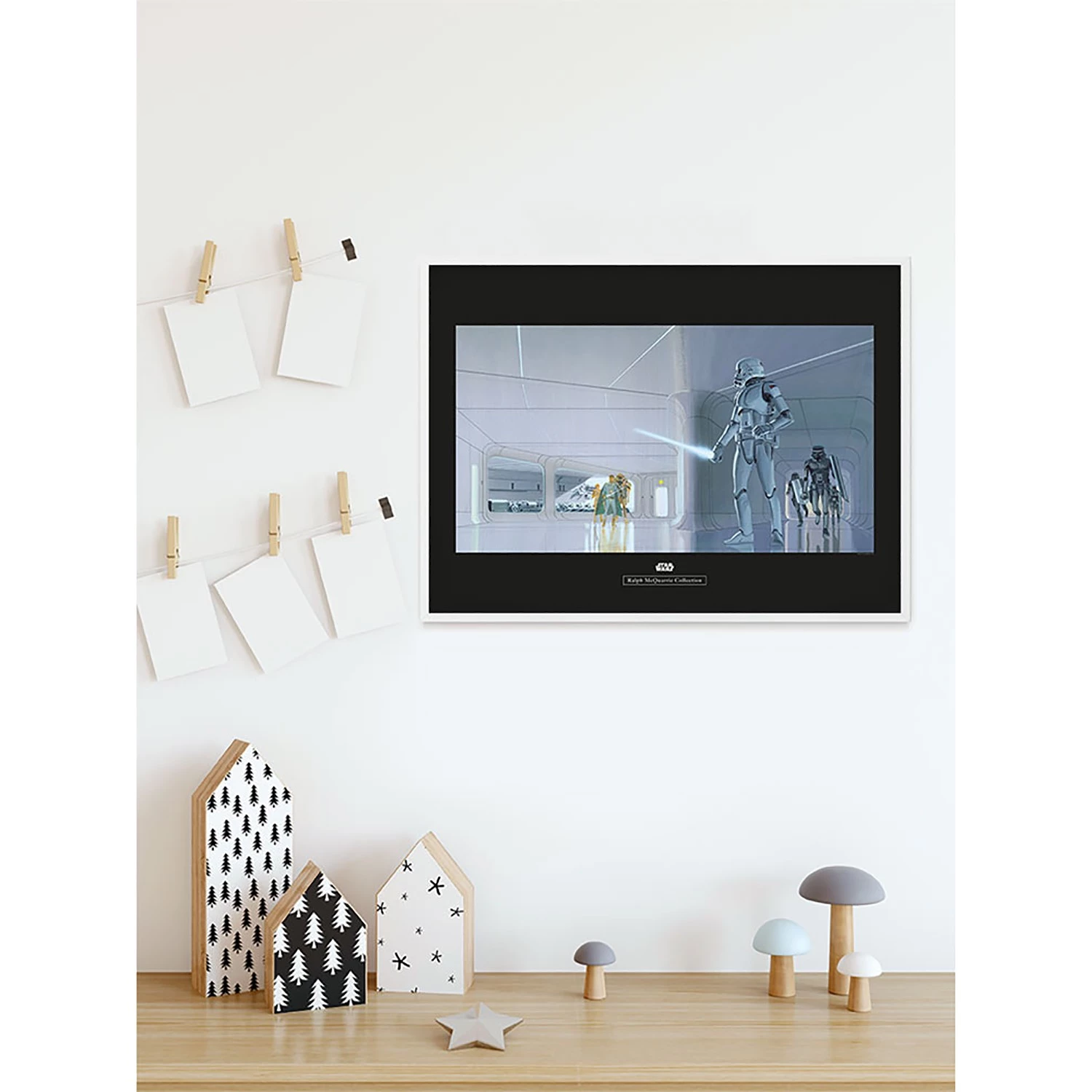 Komar Tableau déco Star Wars Stormtrooper - Bleu / Gris - Papier - 70 x 50 cm – Image 5