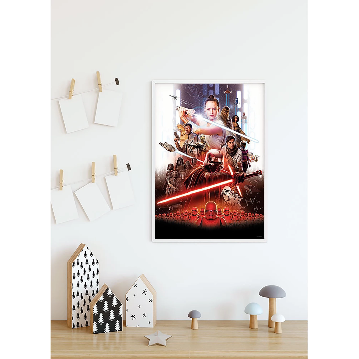 Komar Tableau déco Star Wars Movie Poster Rey - Multicolore - Papier - 50 x 70 cm – Image 6