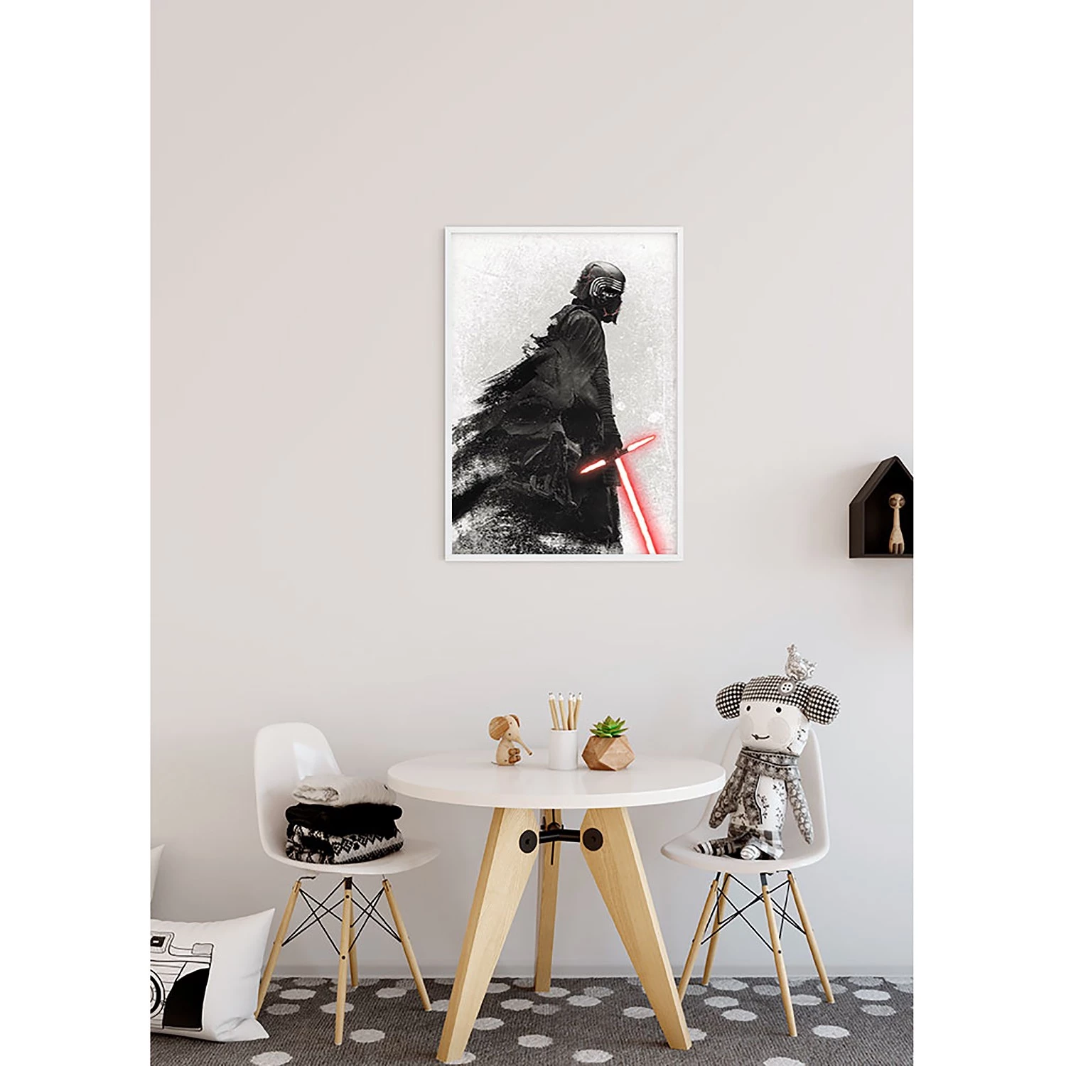 Komar Tableau déco Star Wars Kylo Vader Shadow - Multicolore - Papier - 50 x 70 cm – Image 7