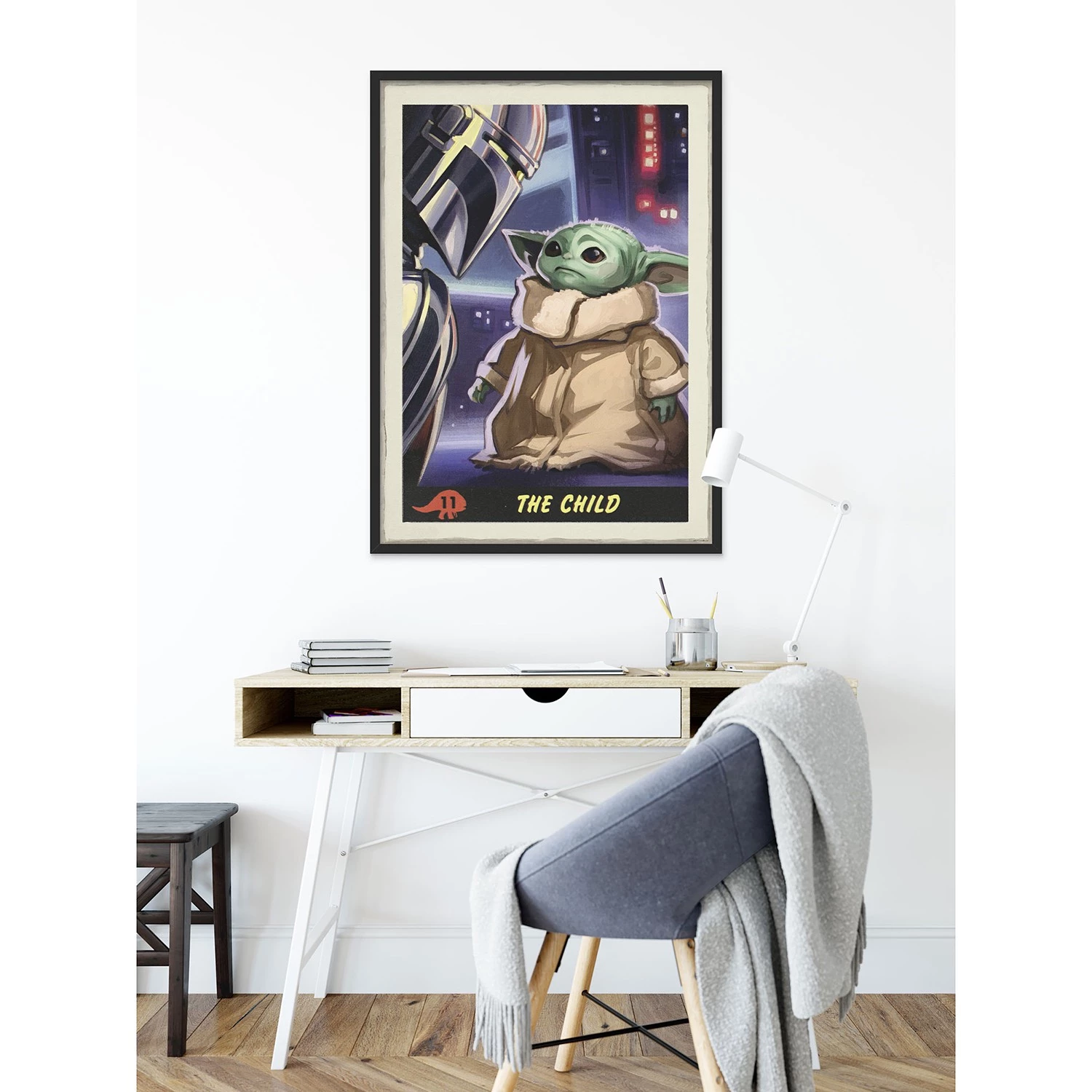 Komar Tableau déco The Child Trading Card - Multicolore - Papier - 50 x 70 cm – Image 3