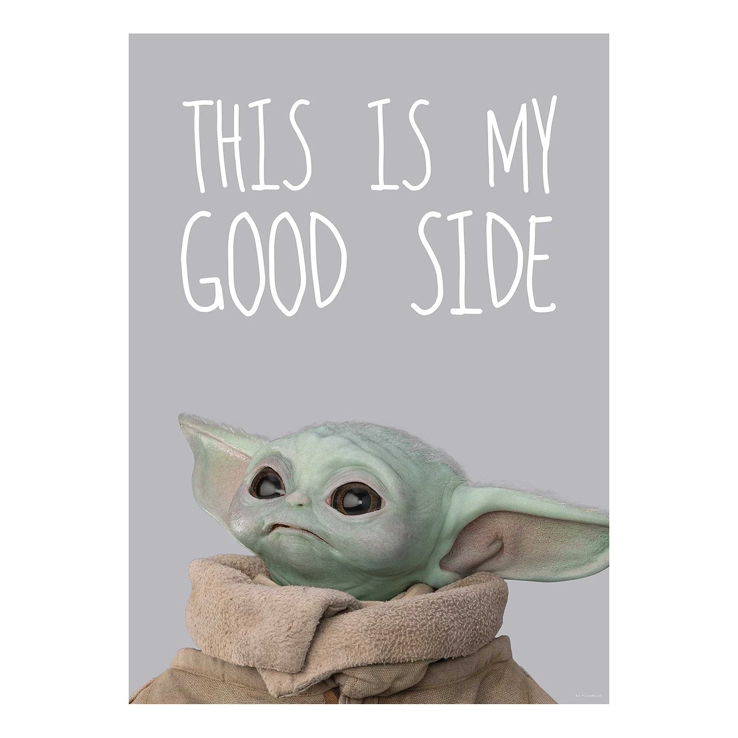 Komar Tableau déco The Child Chocolate Side - Multicolore - Papier - 50 x 70 cm