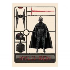 Komar Tableau déco Star Wars Toy Kylo - Multicolore - Papier - 50 x 70 cm