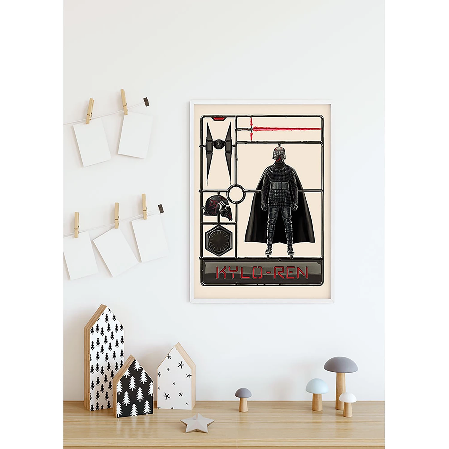 Komar Tableau déco Star Wars Toy Kylo - Multicolore - Papier - 50 x 70 cm – Image 7