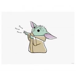 Komar Tableau déco Mandalorian Sweet Force - Vert / Marron - Papier - 70 x 50 cm