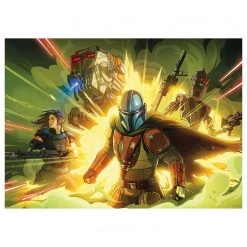 Komar Tableau déco Mandalorian Fireteam - Multicolore - Papier - 70 x 50 cm
