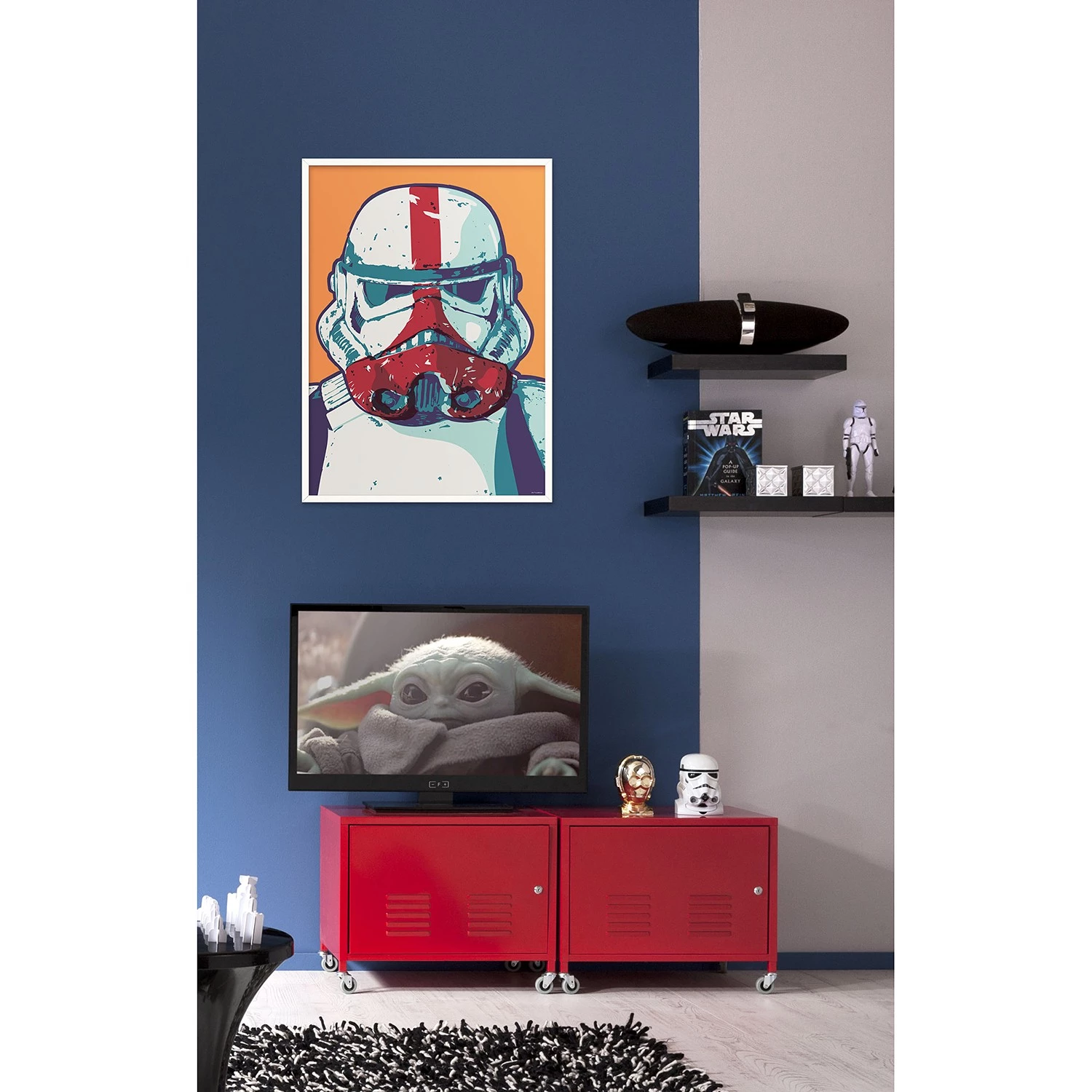 Komar Tableau déco Mandalorian Stormtrooper - Multicolore - Papier - 50 x 70 cm – Image 3