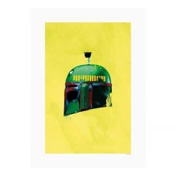 Komar Tableau déco Star Wars Helmets Boba Fett - Multicolore - Papier - 50 x 70 cm