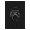 Komar Tableau déco Star Wars Dark Side Kylo - Multicolore - Papier - 50 x 70 cm