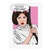 Komar Tableau déco Star Wars Comic Quote Leia - Multicolore - Papier - 50 x 70 cm