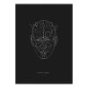 Komar Tableau déco Star Wars Dark Side Maul - Multicolore - Papier - 50 x 70 cm