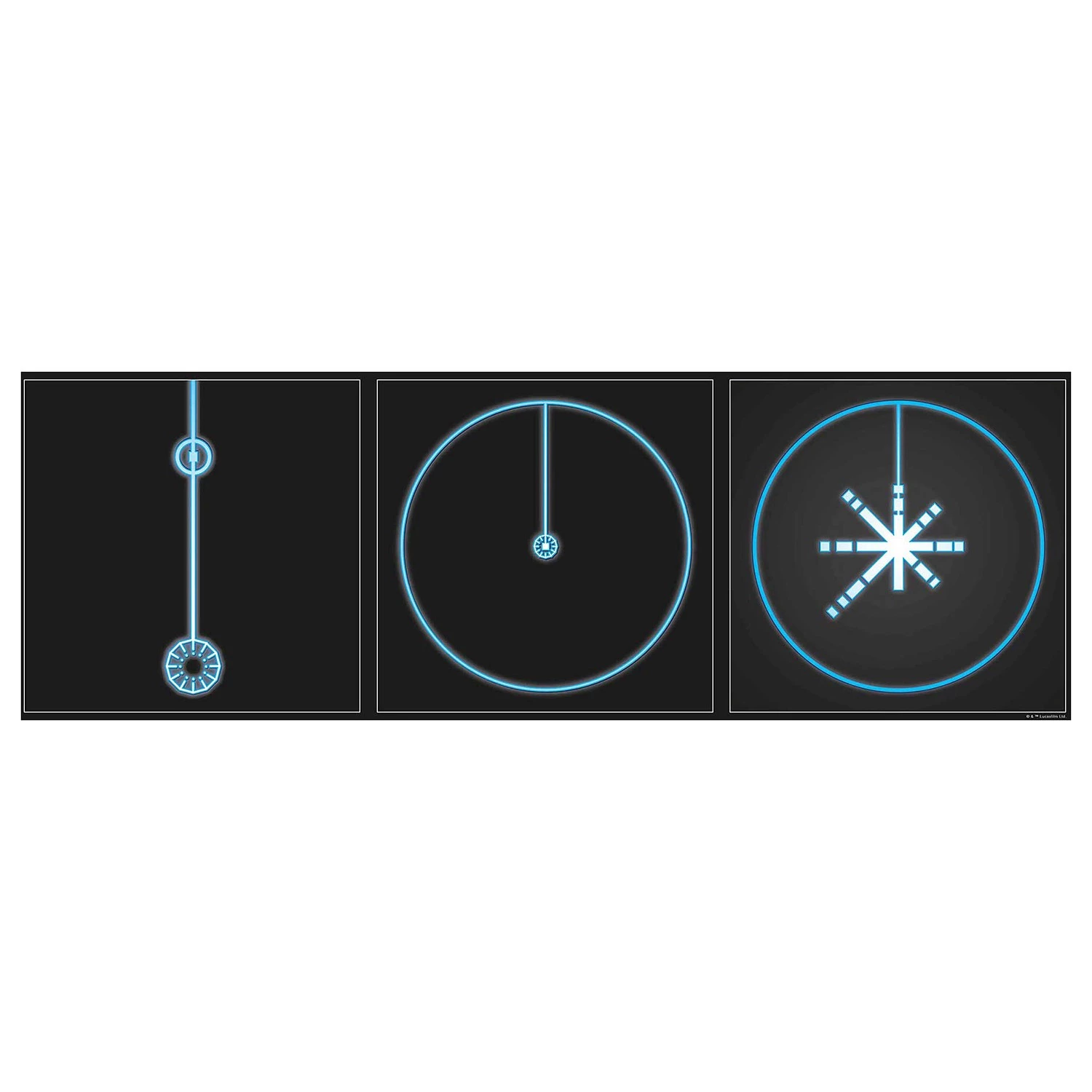 Komar Tableau déco How to Destroy a Deathstar - Noir - Papier - 70 x 50 cm