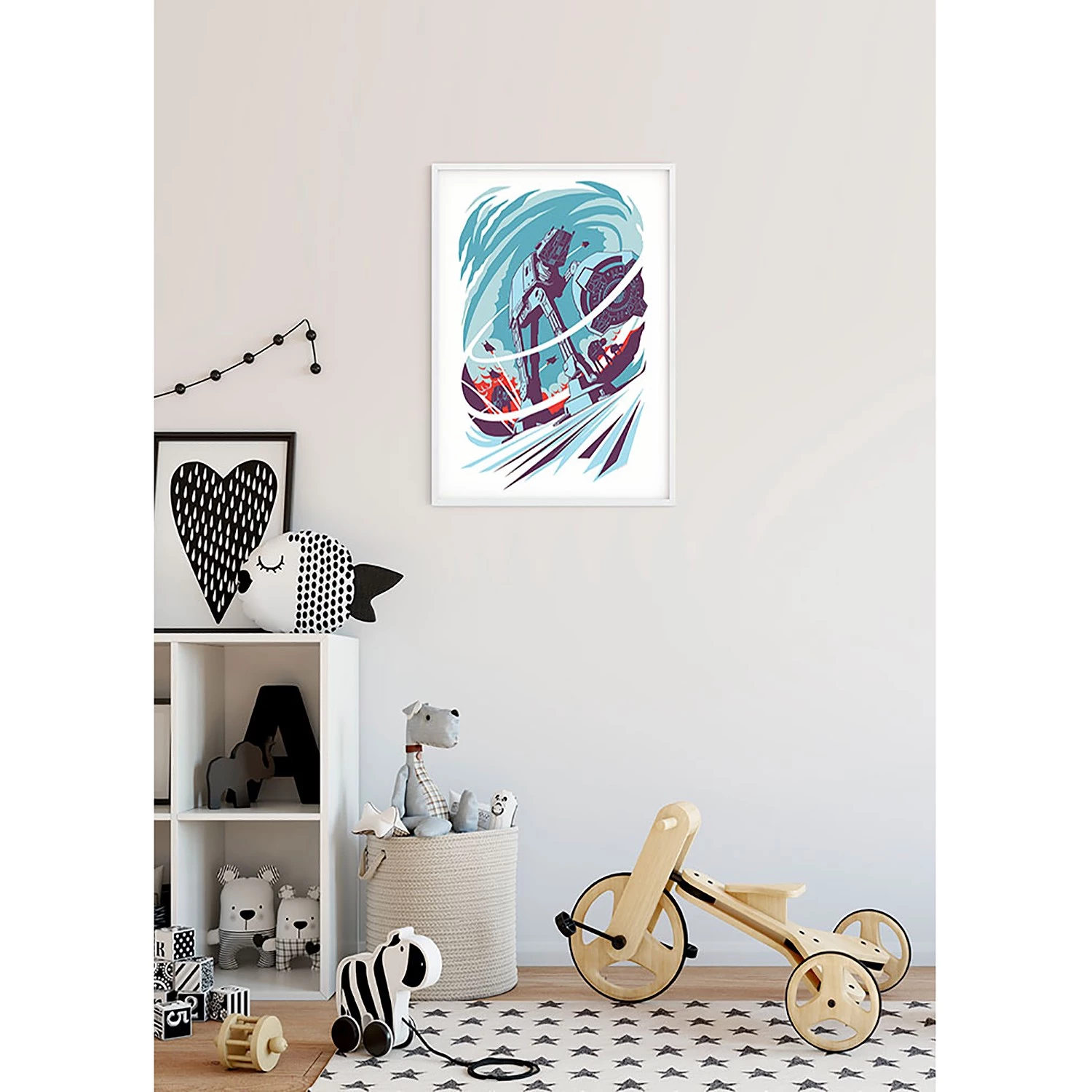 Komar Tableau déco Star Wars Vector Hoth - Multicolore - Papier - 50 x 70 cm – Image 7