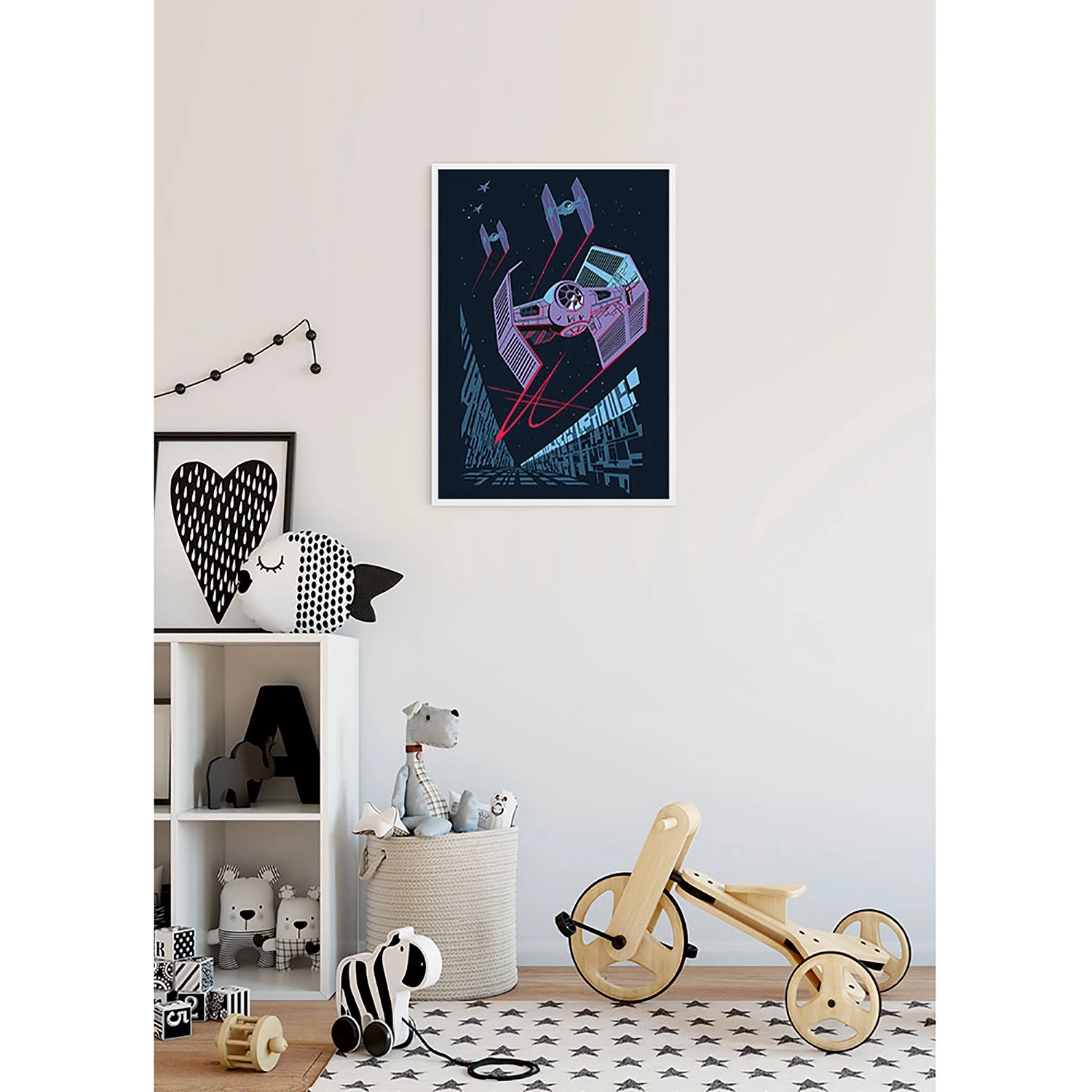 Komar Tableau déco Star Wars TIE-Fighter - Multicolore - Papier - 50 x 70 cm – Image 5