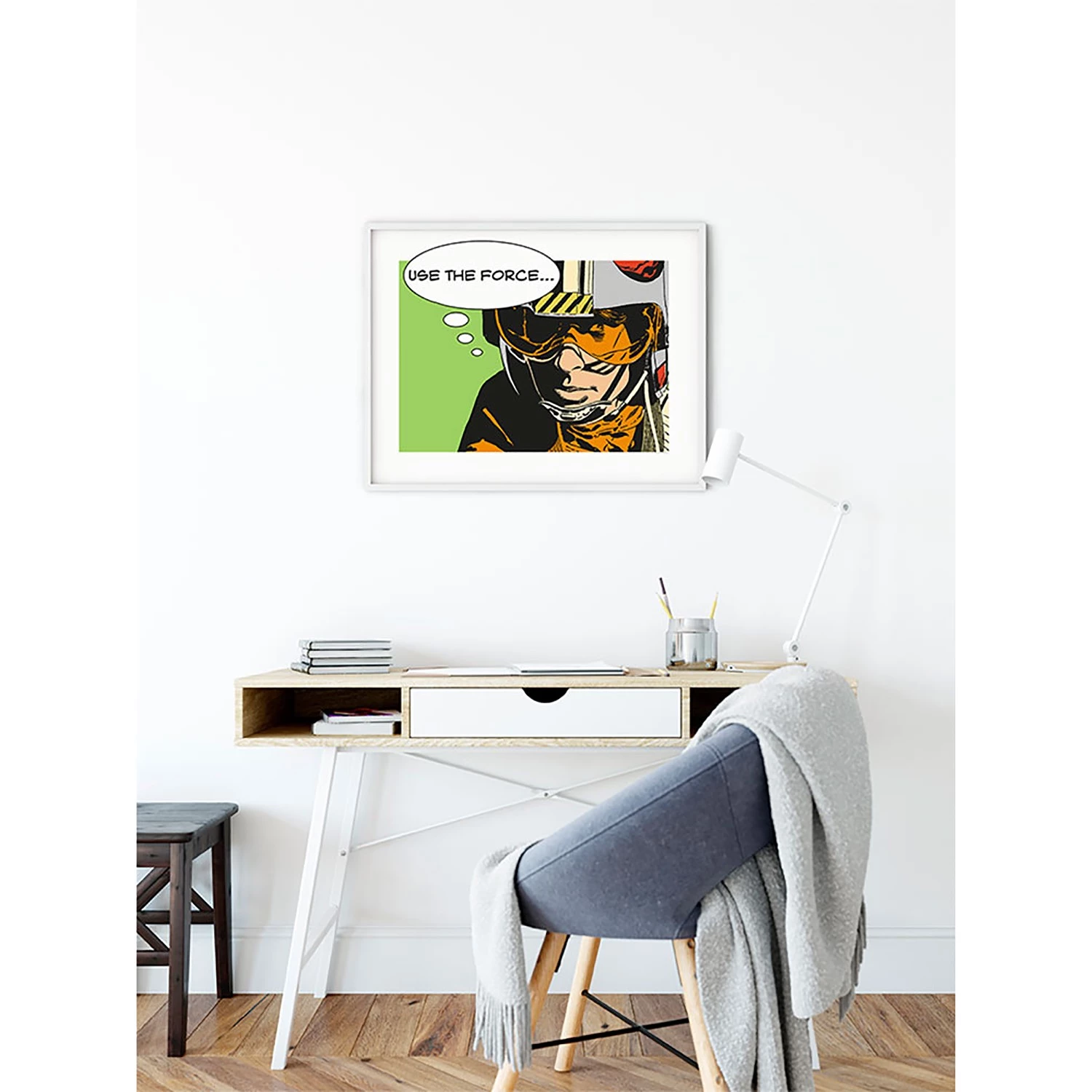 Komar Tableau déco Comic Quote Luke - Multicolore - Papier - 70 x 50 cm – Image 4