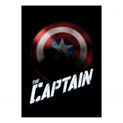 Komar Tableau déco Avengers The Captain - Multicolore - Papier - 50 x 70 cm