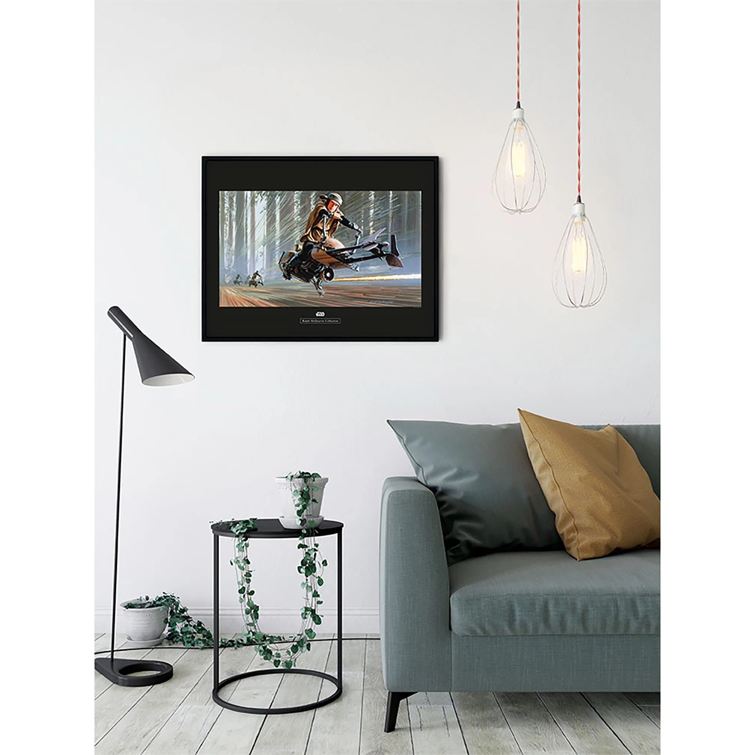 Komar Tableau déco Star Wars Endor Speeder - Multicolore - Papier - 70 x 50 cm – Image 5