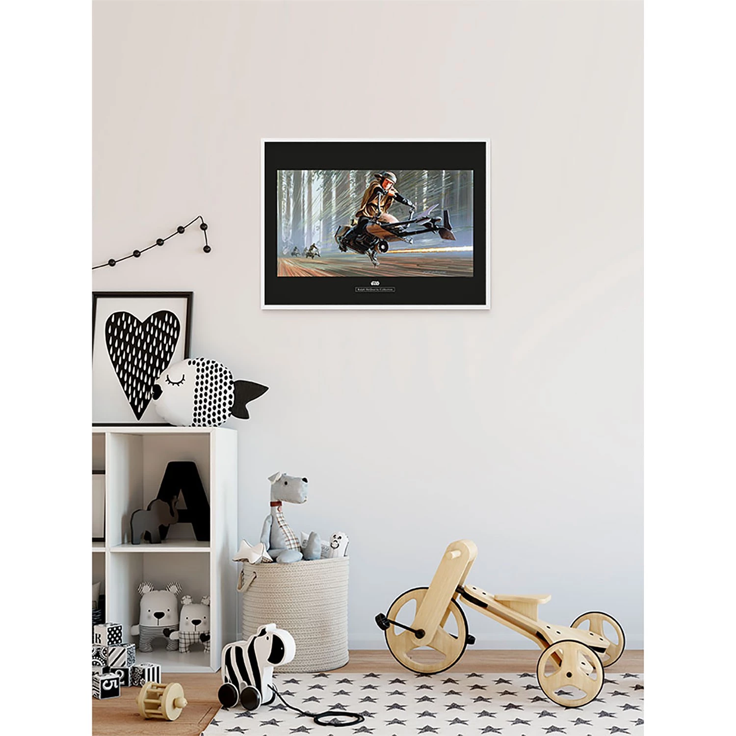 Komar Tableau déco Star Wars Endor Speeder - Multicolore - Papier - 70 x 50 cm – Image 6